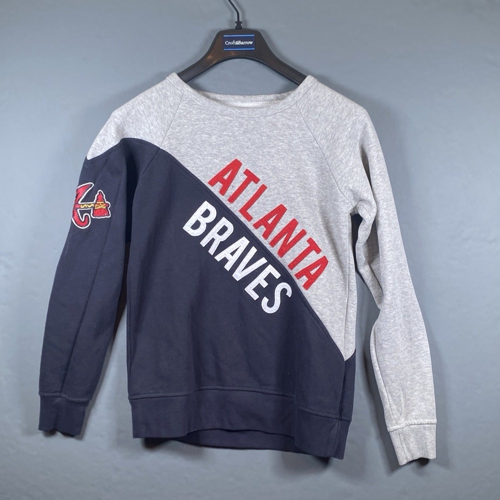 Vintage Atlanta Braves MLB Genuine Merchandise Pullover Sweatshirt Size M